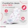 Kotex Natural Ultra Thin Pads 100% Cotton Pad Super Size Sanitary Pads with Wings 16 Sanitary Pads