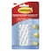 Command 17026CLR_ES Decorating Clips, clear color. 20 clips and 24 strips/pack