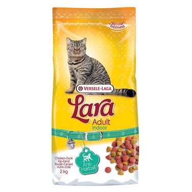 Lara Indoor Anti Hairball Adult Cat Food 2kg