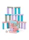Lewo 54 Pcs Wooden Stacking Toys Building Blocks Set For Kids