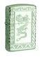 Zippo 49054 Armor&reg; High Polish Green Elegant Dragon Windproof Lighter