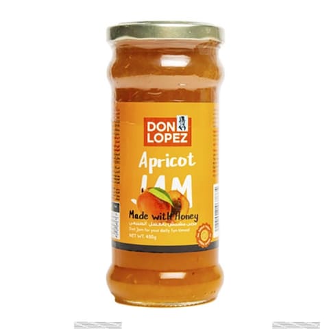 Don Lopez Apricot Jam With Honey - 450 Gm