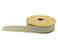 Jute Burlap Ribbon Beige with Blue Flower Print 5M Roll