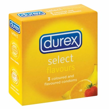 Durex Select Flavors Condoms 3 Pieces