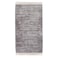 In House Velvet Turkish Rectangular Decorative Carpet - Dark Grey - 180x120cm