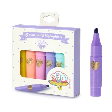 Djeco Mini Pastel highlighters Set of 6