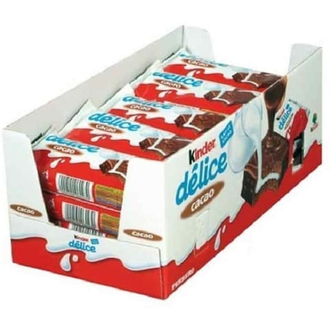 Kinder Delice Cocoa Cake 39g Pack of 20