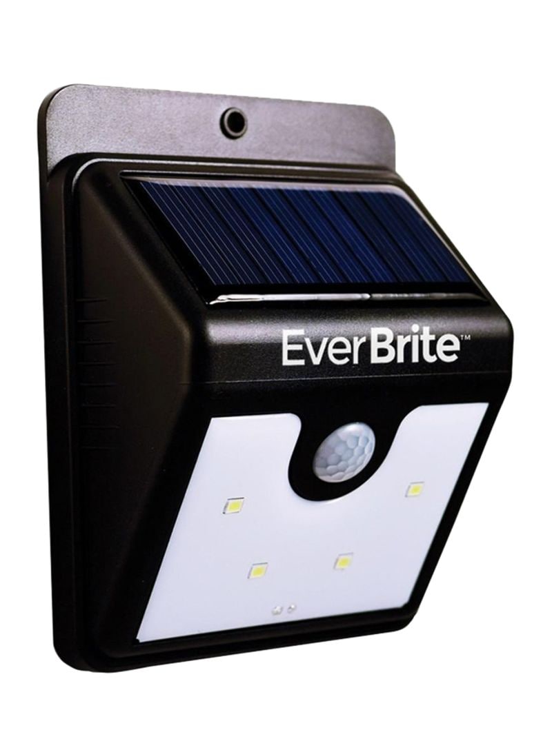 Buy EverBrite Motion Activated Solar LED Light Black/White/Blue 10.6x8 ...