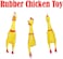 Generic Screaming Yellow Rubber Chicken Toy