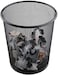Waste bin Recycling Bin Metal Wire Ggarbae Wire Mesh Desk Trash Can (Multicolor)