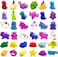36 PCS Mochi Squishy Toys Kawaii Squishies Dinosaur Unicorn Sea Animals Stress Relief Toys Pack for Kids Boys Girls Christmas Party Favors Stocking Stuffers Gifts