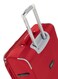 Senator Soft Shell Cabin Luggage Trolley For Unisex Ultra Lightweight Expandable Suitcase With 4 Wheels LL003 Red