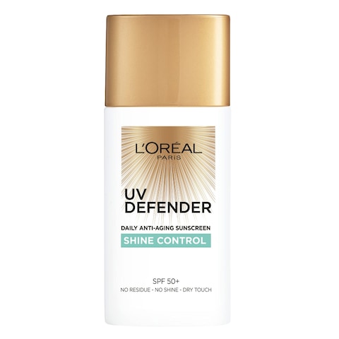L&#39;Oreal Paris UV Defender Shine Control Daily Anti Aging Suncrean 50ml