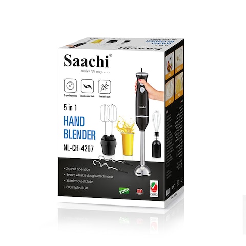 Saachi                              5 in 1 Hand Blender     NL-CH-4267-BK