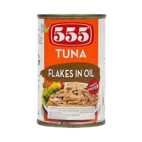 555 Tuna Flakes in Oil 155g