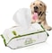 Dog Wipes Hypoallergenic 8x8 Deodorizing Grooming Pet Wipes Cleaning for Dogs Cats-with Vitamin E and Aloe Plant-Based, Earth-Friendly for Paws, Face, Body &amp; Butt 80Pcs