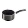 Tefal Delicia Non-Stick Sauce Pan With Lid 16cm Greyish Black With Flat Tawa Greyish Coal 28cm