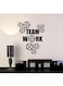 Spoil Your Wall Office Quote Themed Wall Decal Black 60x90cm