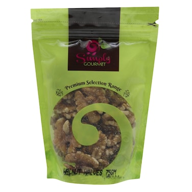 Simply Gourmet Walnut Halves 75g