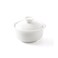 Porceletta Ivory Porcelain Soup Cup with Lid 4.5 Inch 4.5 Inch