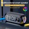 Kisonli Portable Bluetooth Speaker with Alarm Clock and RGB Lights LP-2S