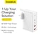 Baseus USB C Charger, 100W Wall Charger PD 3.0/QC 4.0 With 3.3ft USB C To C Cable, 4-Port GaN5 Charger For Laptops iPad Pro, iPhone 15/Pro/14/13 Series, Galaxy S24/S23 MacBook Pro 16 Steam Deck White