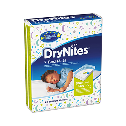 Huggies DryNites Disposable Bed Mats Mattress Protector Pack of 7