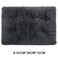 DEO KING Long Plush Pet Mat Dark Grey 53*38cm
