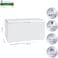 Super General 460L Net Capacity Single Door Chest Freezer, White, SGF644H