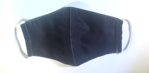 Pikkaboo Washable Mask - Kids Plain Black