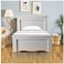Galaxy Design Heavy Duty Fully Wooden Bed White Colour Single Size ( L X W X H ) 200 X 90 X 75 Cm Model Gdf-20090.No Installation included No Warranty.