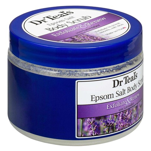 Dr Teal&#39;s Body Scrub Exfoliate And Renew With Lavender 454g