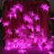 6M 30pcs Star LED String Light, Decorative Light for Indoor, Pink Color.
