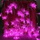 6M 30pcs Star LED String Light, Decorative Light for Indoor, Pink Color.