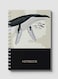 Lowha Spiral Notebook With 60 Sheets And Hard Paper Covers With Whale &amp; Fishes Design, For Jotting Notes And Reminders, For Work, University, School