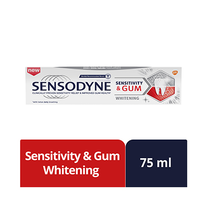 Sensodyne Sensitive And Gum Whitening Toothpaste 75ML