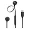 JBL Tune 305C USB-C Wired In-Ear Earphones Black