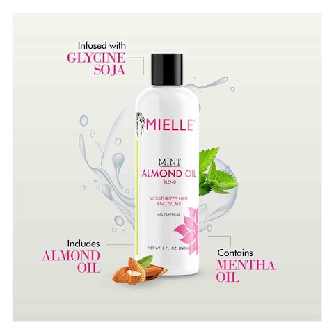 Mielle Organic Mint Almond Hair Oil 240ml