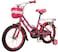 Mogoo Pearl 16 Inch Bike Single Speed, Dark Pink