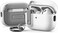 VRS Design Modern Lock For Airpods Pro 2nd Generation Case (2022) Airpods Pro 2 Case Cover With Carabiner - White