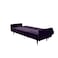 In House Montella 2 In 1 Sofabed Velvet Upholstered - Dark Purple
