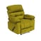 In House Velvet Rocking &amp; Rotating Recliner Chair - Gold - NZ60