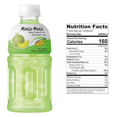Mogu Mogu Melon Fruit Juice 320Ml