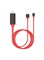 Generic Lightning To HDMI Hdtv Cable For Apple iPhone/iPad/iPod, Red