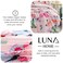 Luna Home Single size 4 pieces, without filler, butterfly design.