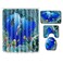 Toilet floor mat 4-piece bathroom carpet door mat 4-piece bathroom floor mat and shower curtain