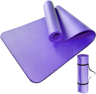 Sky-Touch Yoga Mat - Non Slip Mat With Strap Included - 10mm Thick Exercise Mat