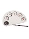 Cosmetic Makeup Palette With Spatula Silver