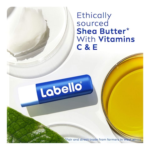 Labello Original 24 Hour Moisture Lip Balm With Shea Butter And Natural Oils 4.8g