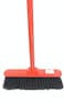 BROOM BRUSH BLACK AND RED